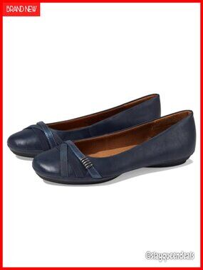 Womens Shainna Comfort Flats Lightweight Flexible Casual Shoes